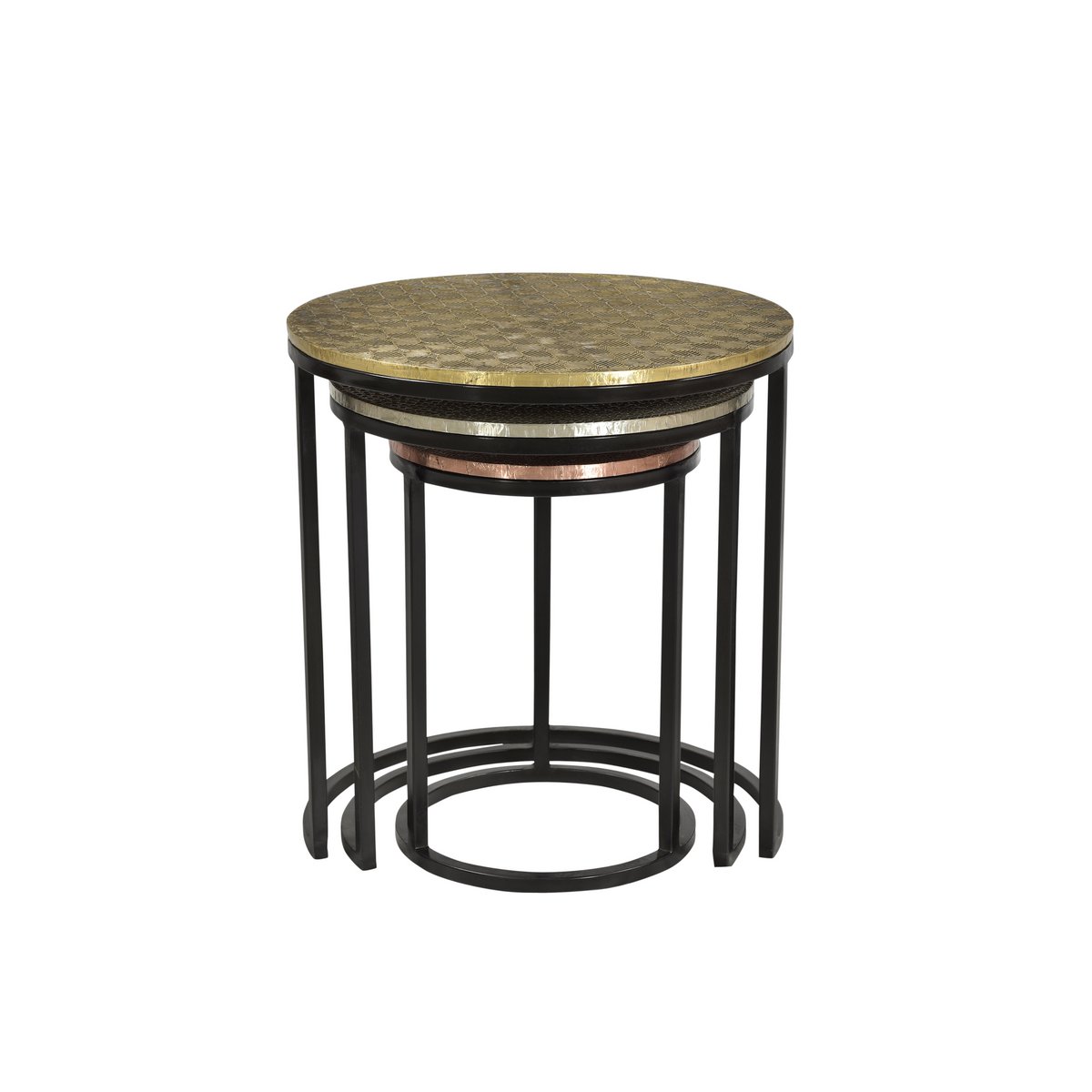 3-delige salon- en bijzettafelset