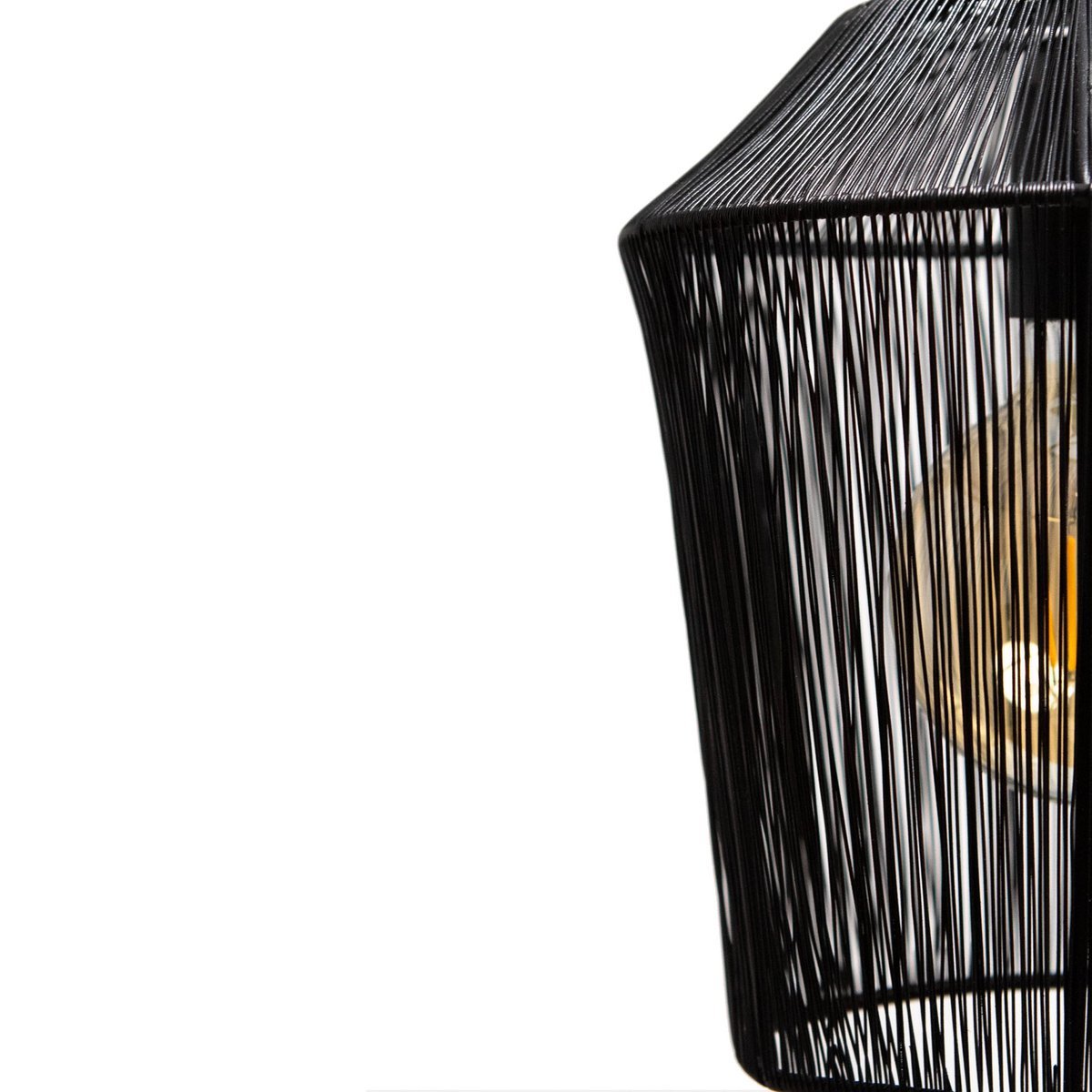 Hanglamp Mat Zwart Ø33x36cm