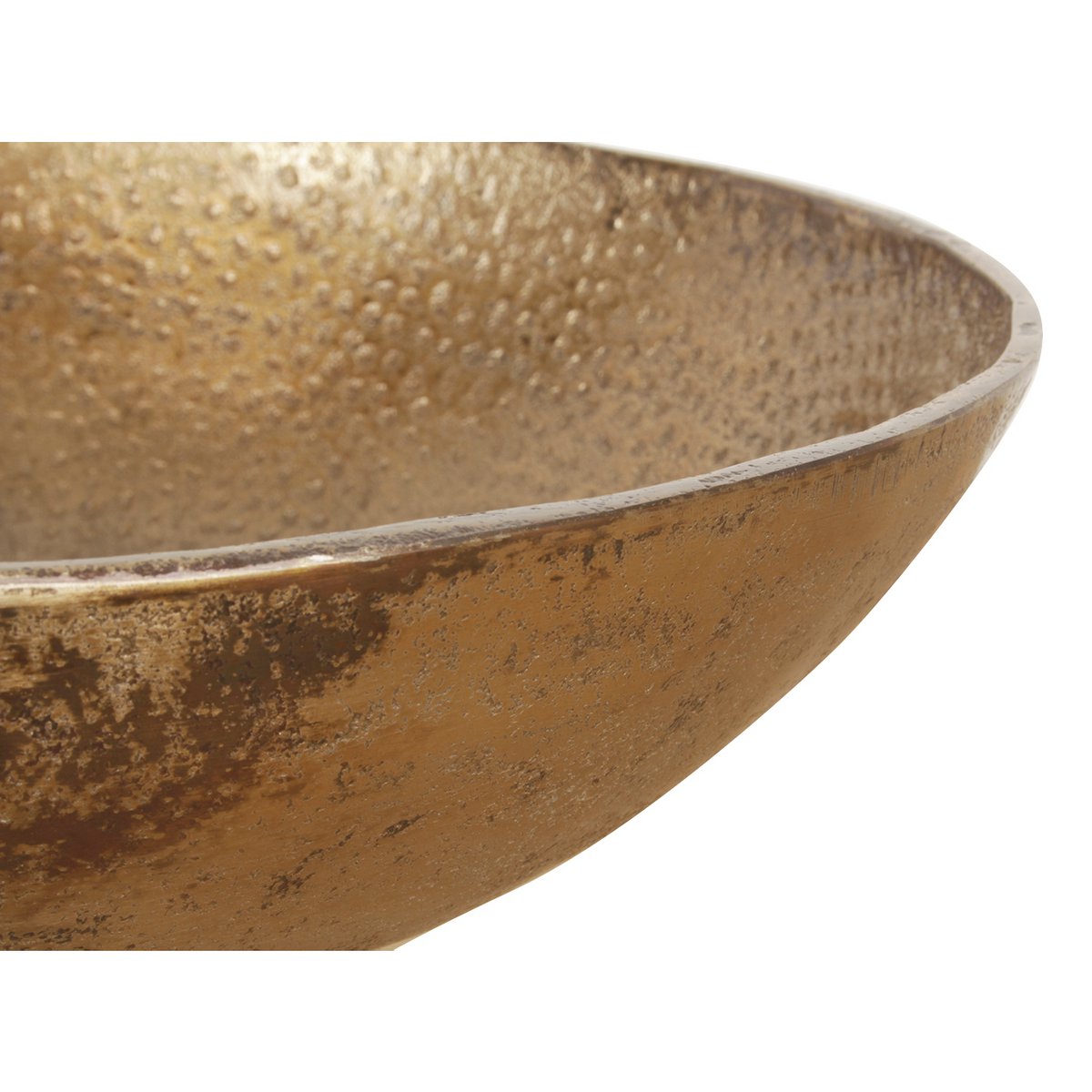 Grote Aluminium Bowl met Organische Vorm