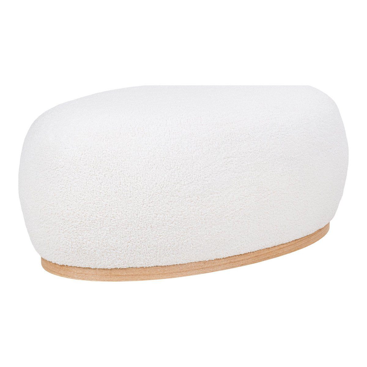 Manhattan Pouf - White, 88.5x54.5x36 cm