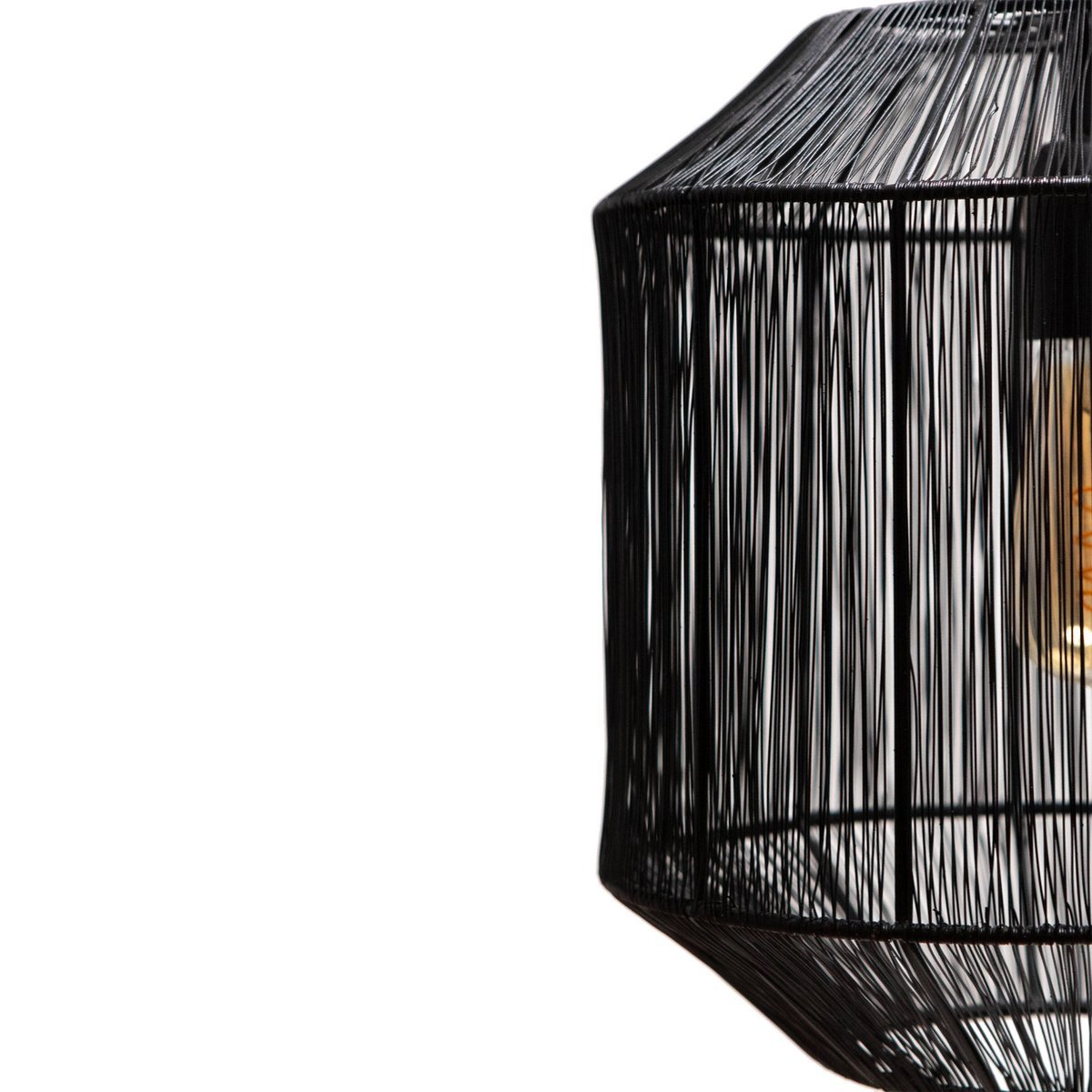 Hanglamp mat zwart Ø30x32cm