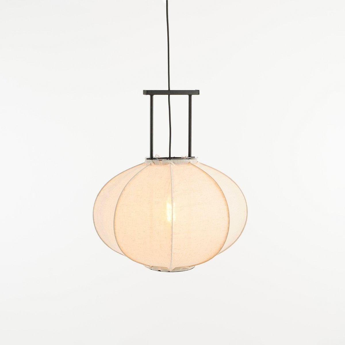 Pego Hanglamp Linnen Off-white H55 x Ø50 cm