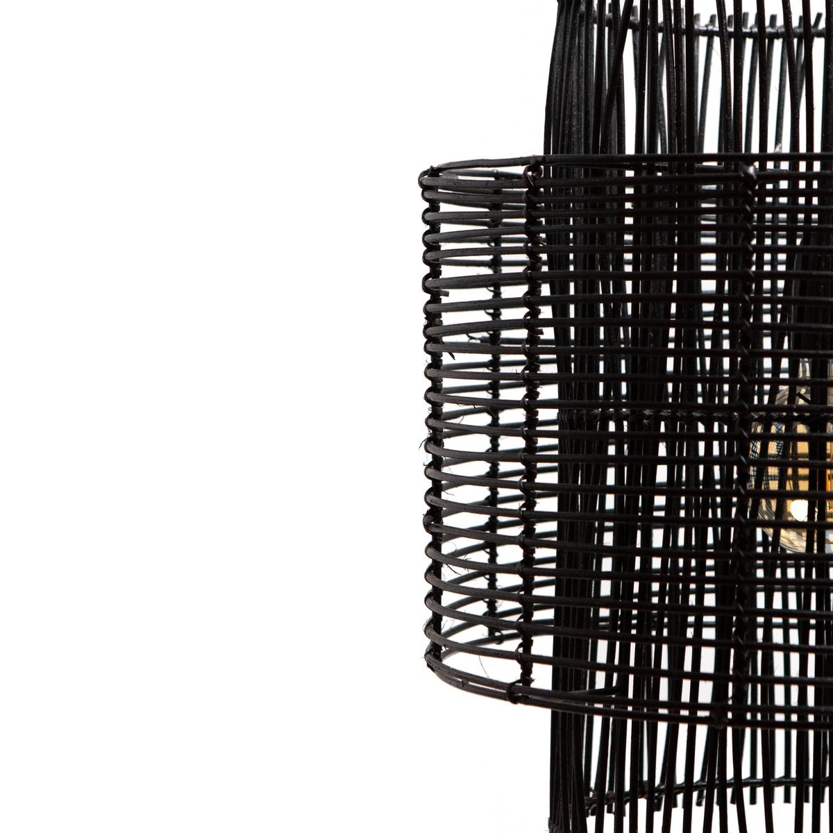 Hanglamp mat zwart Ø40x45cm