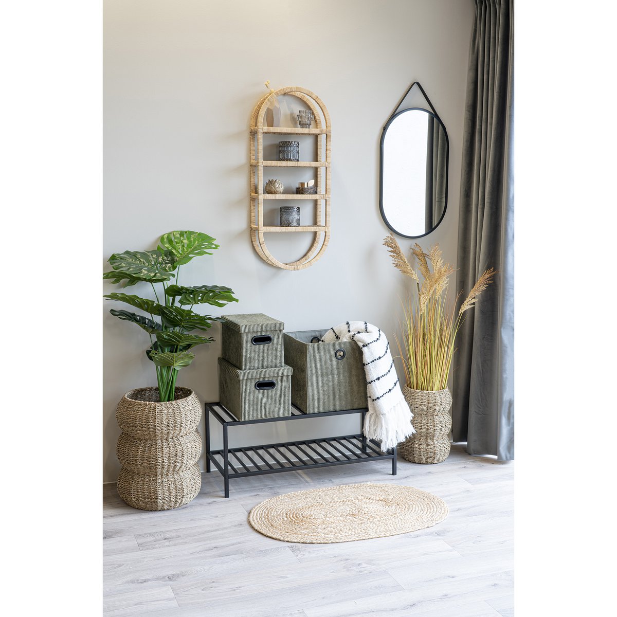 Bombay Deurmat - Natuur 50x80 cm