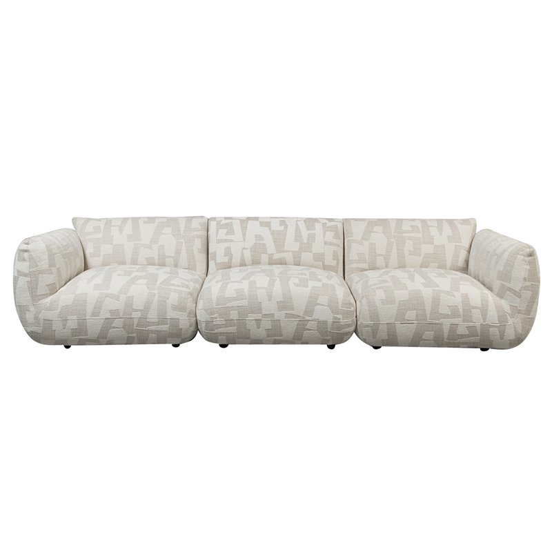 Amsterdam 4-seater White Sofa