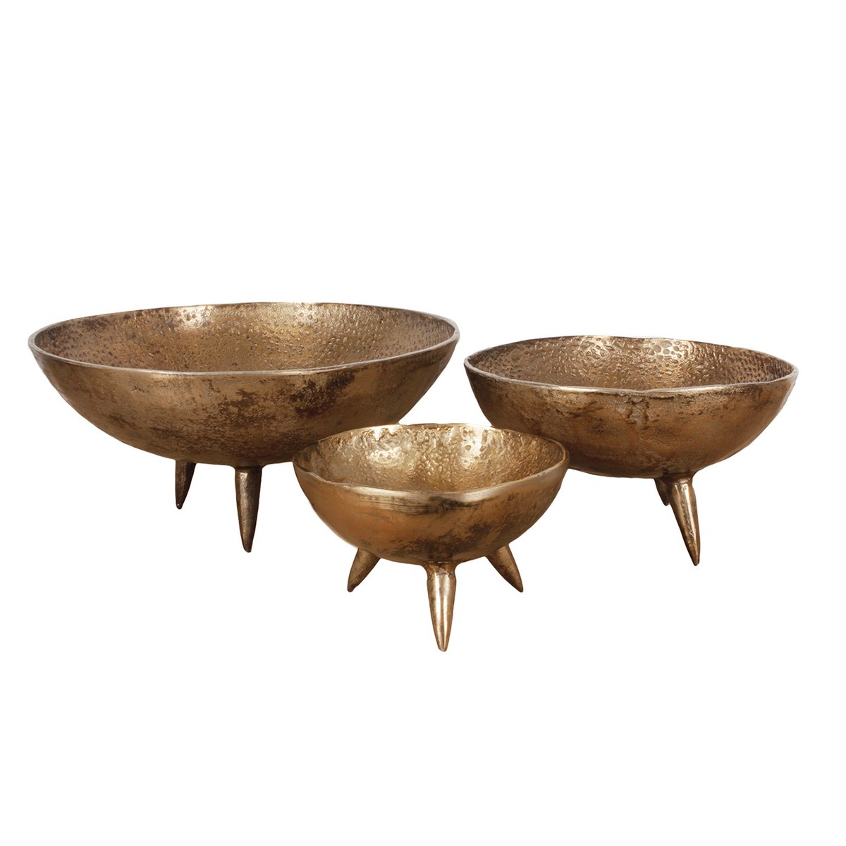 Grote Aluminium Bowl met Organische Vorm