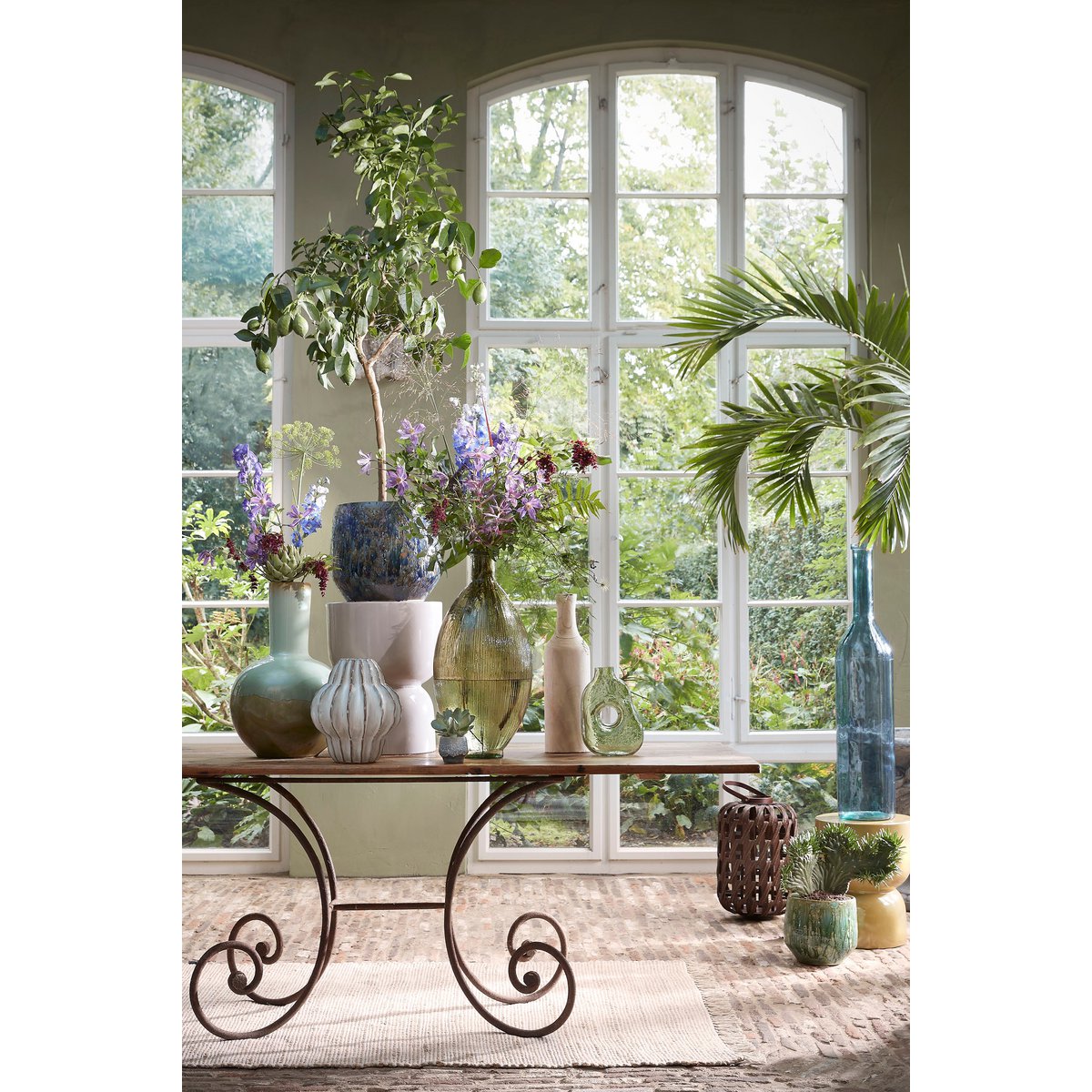 Vaas Glas Lichtgroen