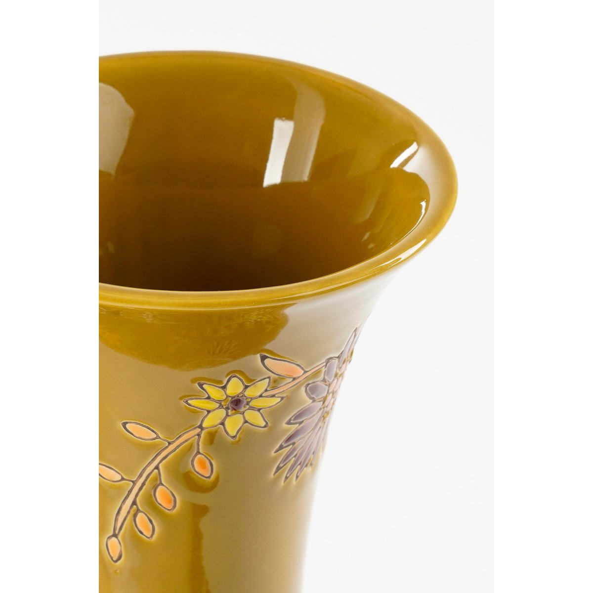 Eloise Vaas Keramiek Oker - H47 x Ø22 cm