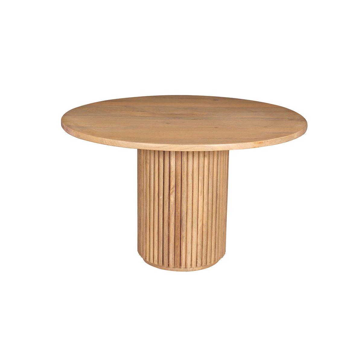 Round dining table 120x120 cm Mango wood