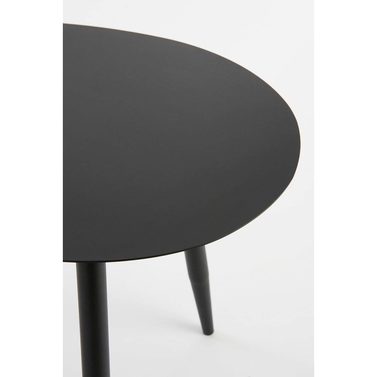 Bijzettafel Set van 2 - Metaal Zwart