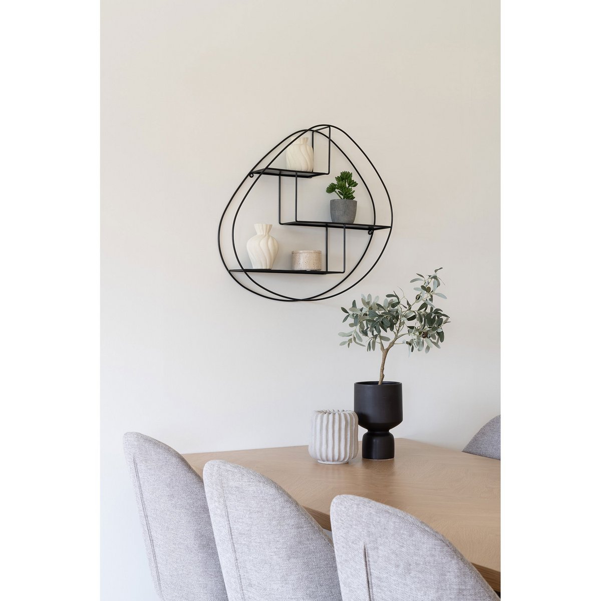 Vaas Keramiek Wit Duo