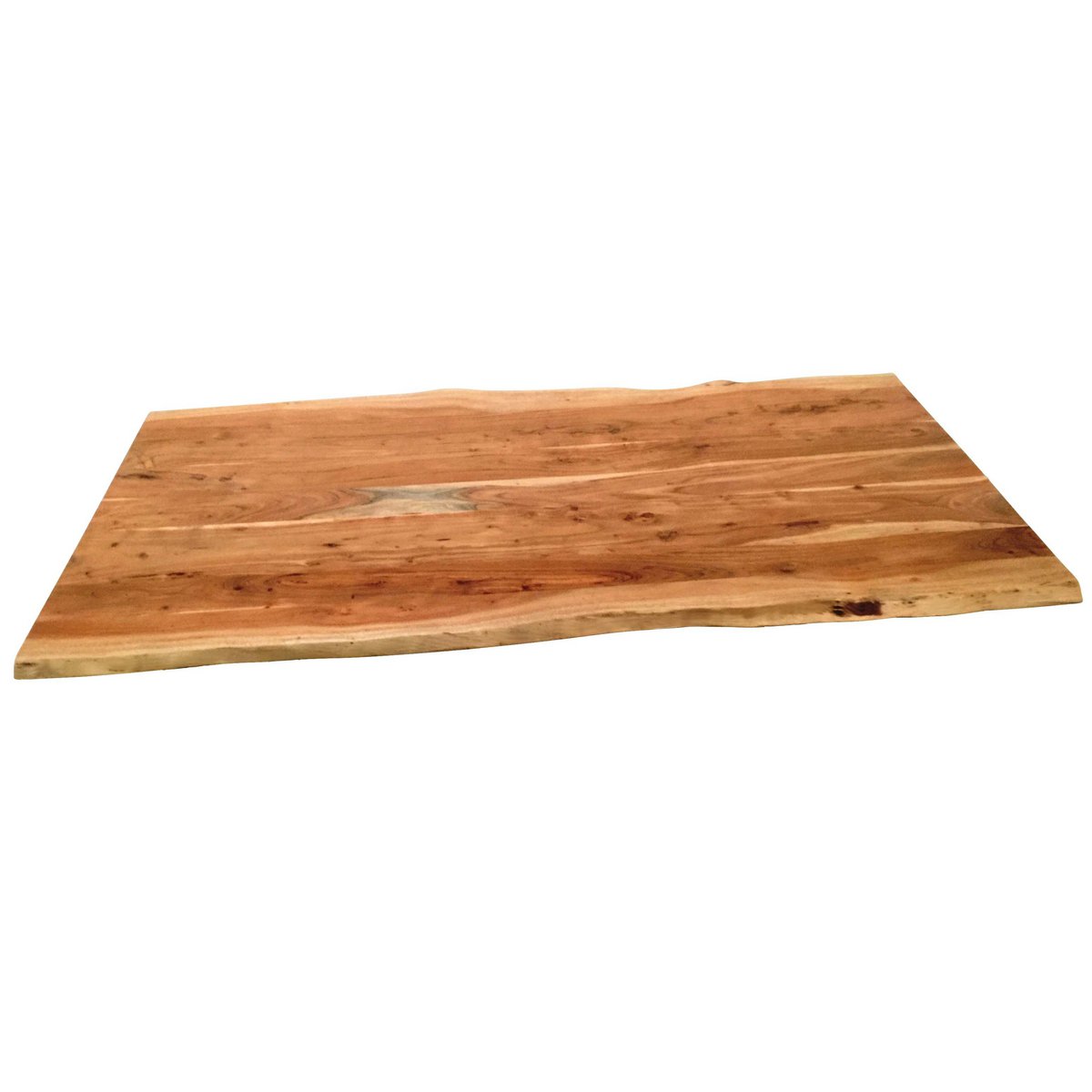 Tafel 160x85 cm van natuurlijk acacia, 36 mm