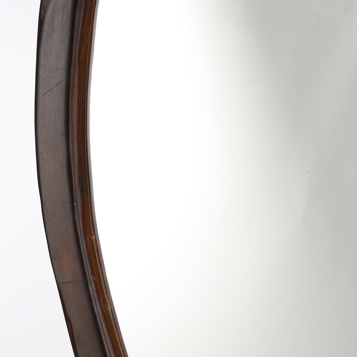 Bosco Wandspiegel - L50 x B69 cm - Donkerbruin Mangohout