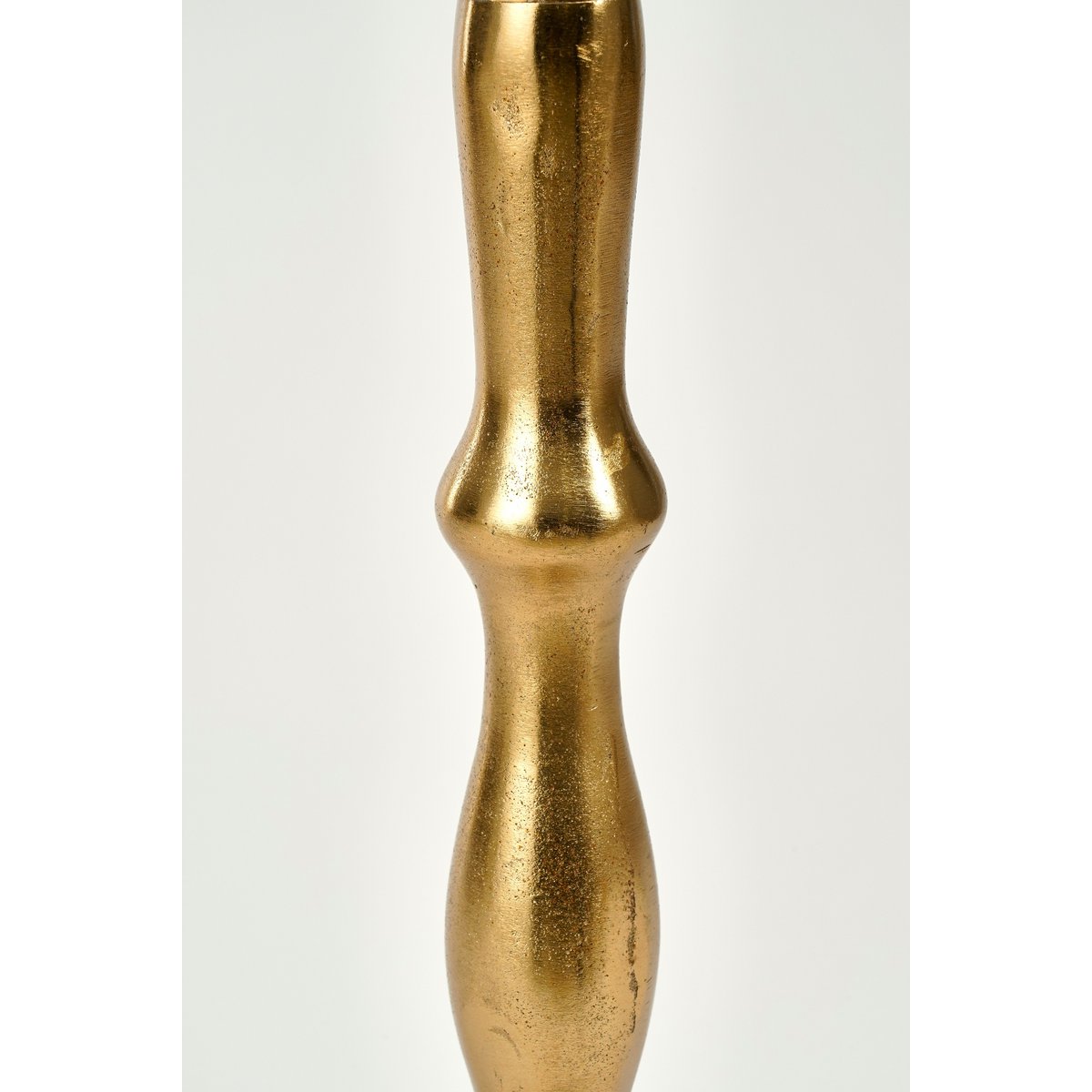 Bijzettafel Gerecycled Aluminium Goud Ø25xH66cm