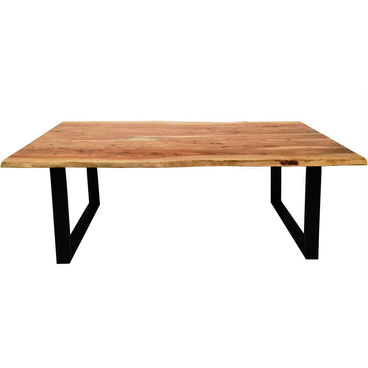 Tafel met zwart frame 180x90 cm