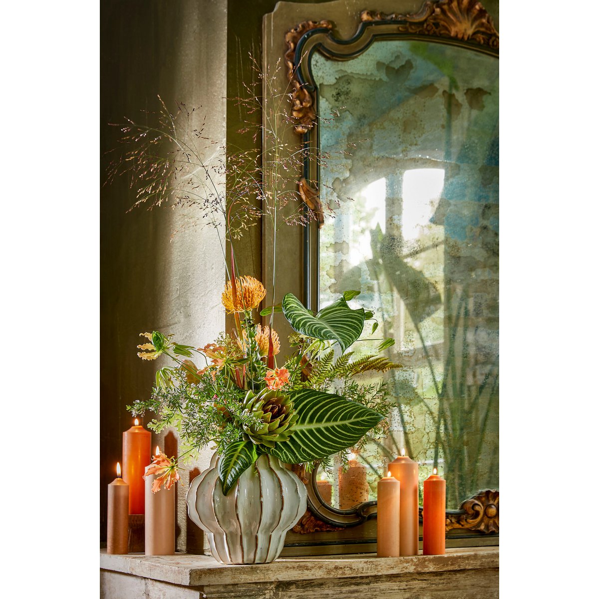 Altea Vaas Keramiek Off White H28 x Ø25 cm