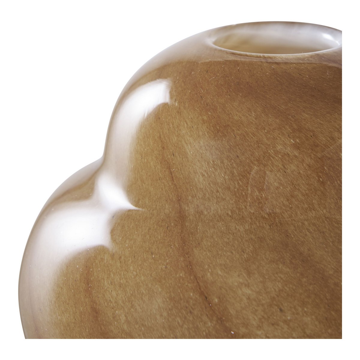 Vaas Bruin Glas Ø16,5x17 cm