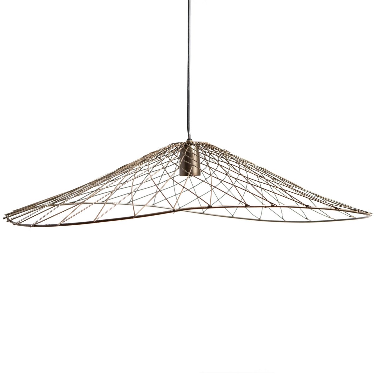 Hanglamp antiek brons 70x60x15cm