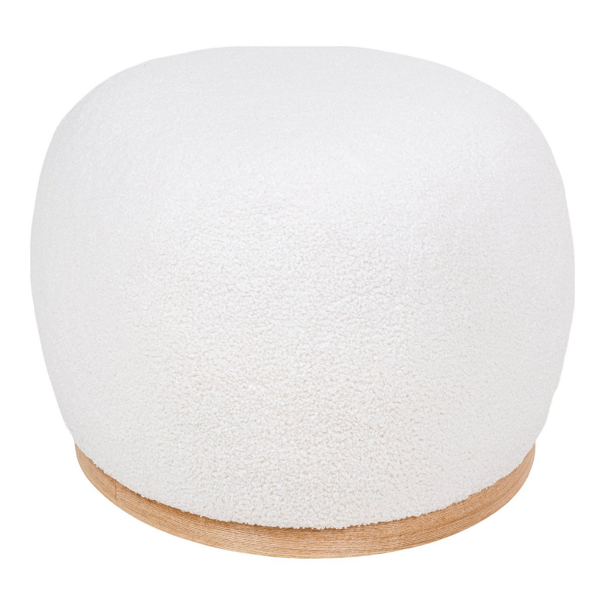 Manhattan Pouf - White, 88.5x54.5x36 cm