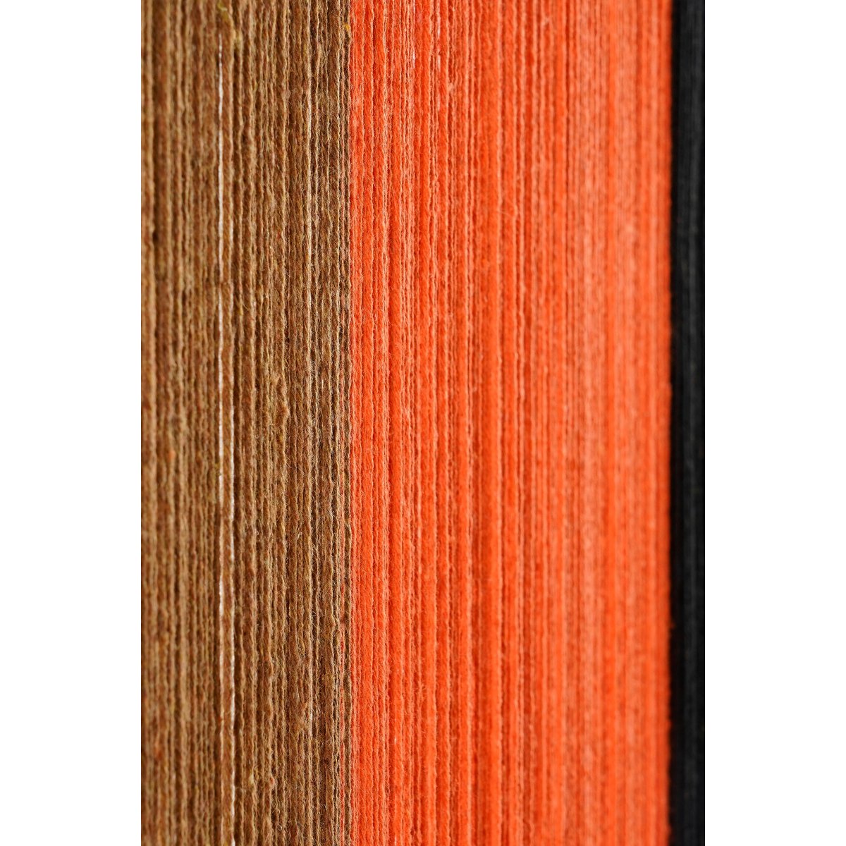 Kuba Wanddecoratie 50x3x70cm Katoen Oranje