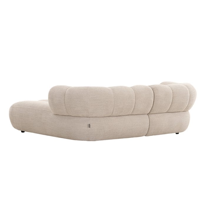 Bank 2,5-zits Rechter Lounge Beige