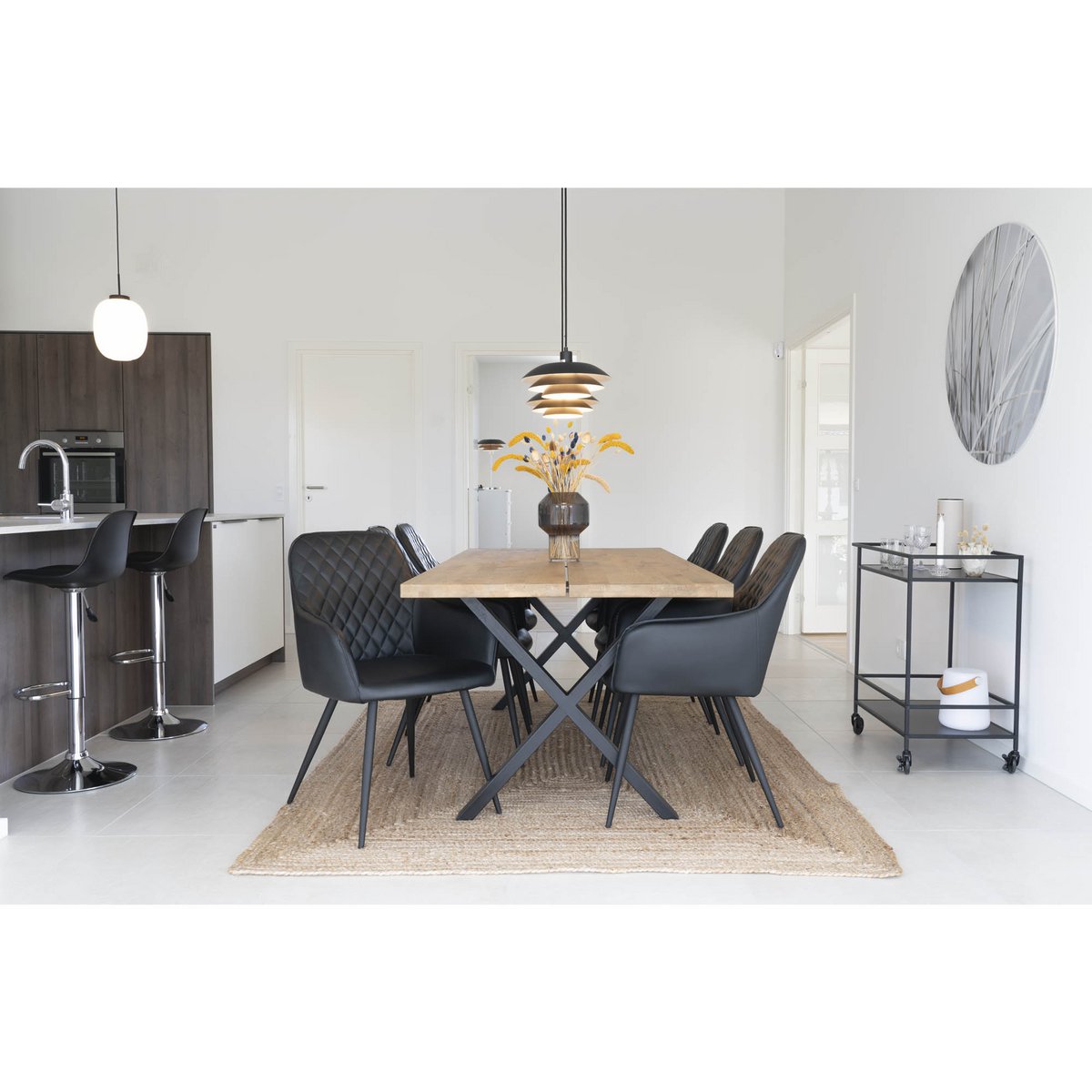 Bombay Vloerkleed - Jute, Natuurlijk, 60x90cm