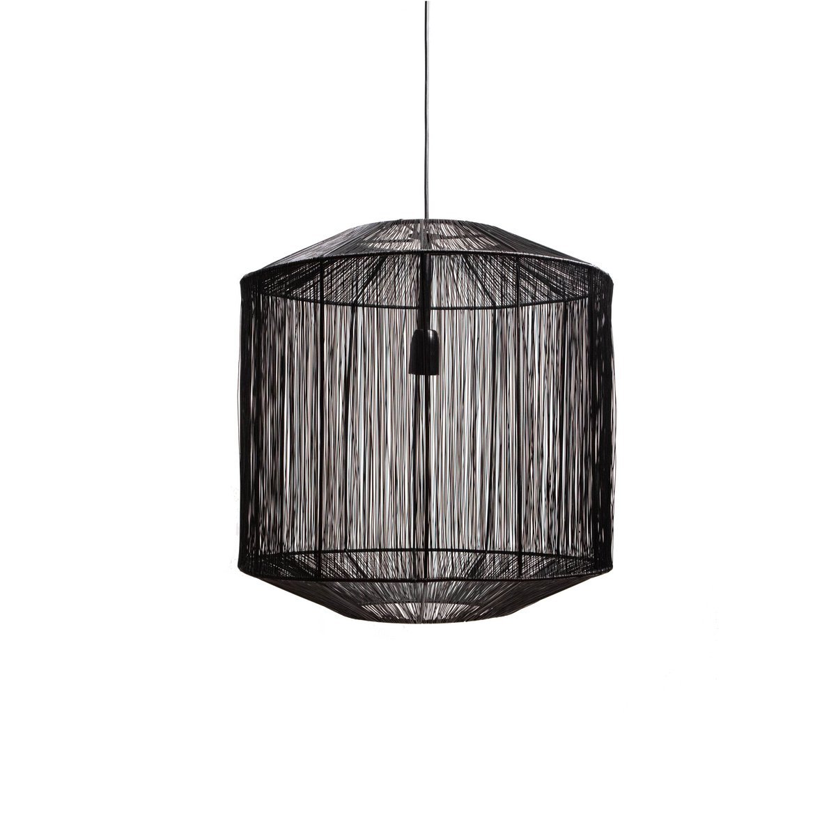 Hanglamp metaal mat zwart Ø40x43cm
