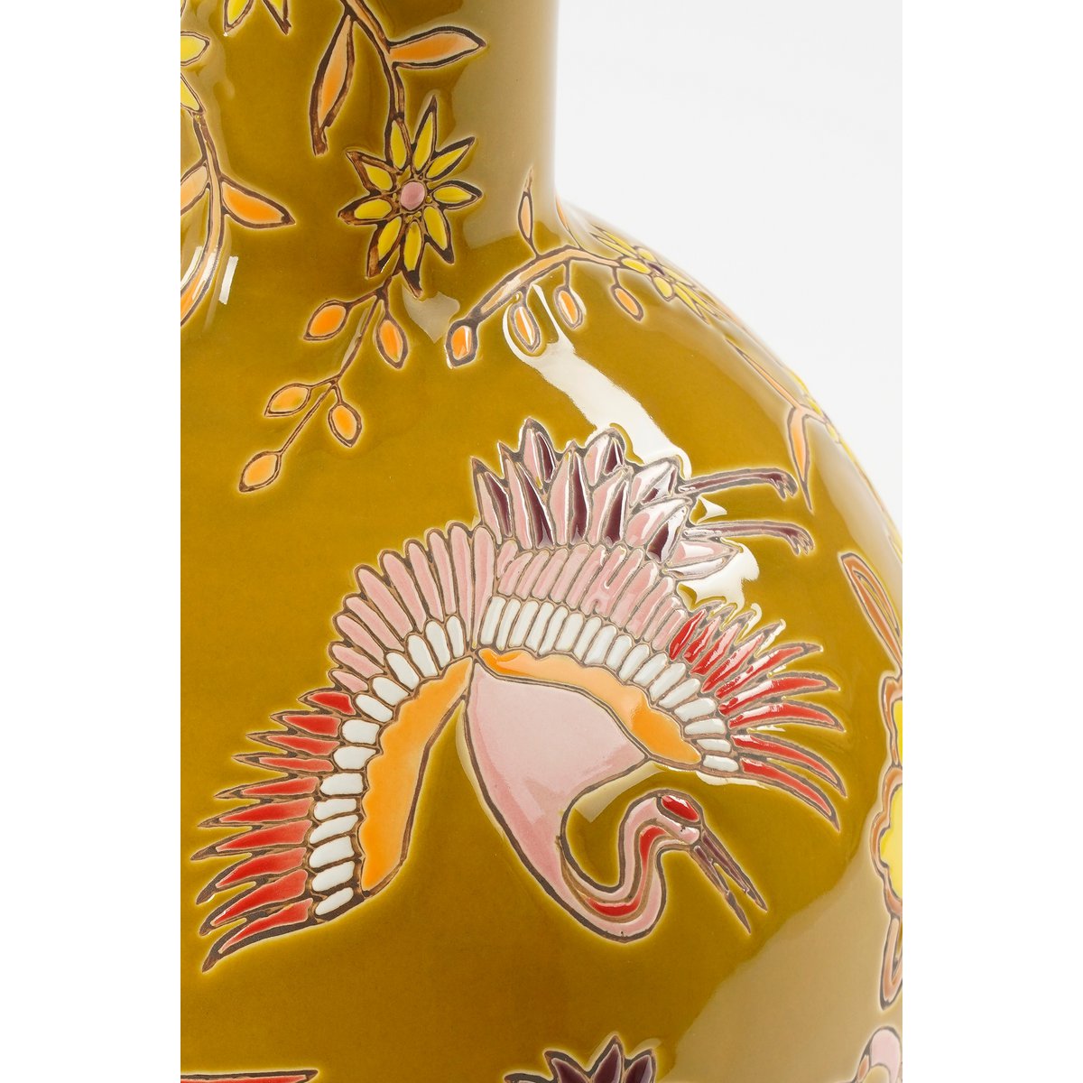 Eloise Vaas Keramiek Oker - H47 x Ø22 cm