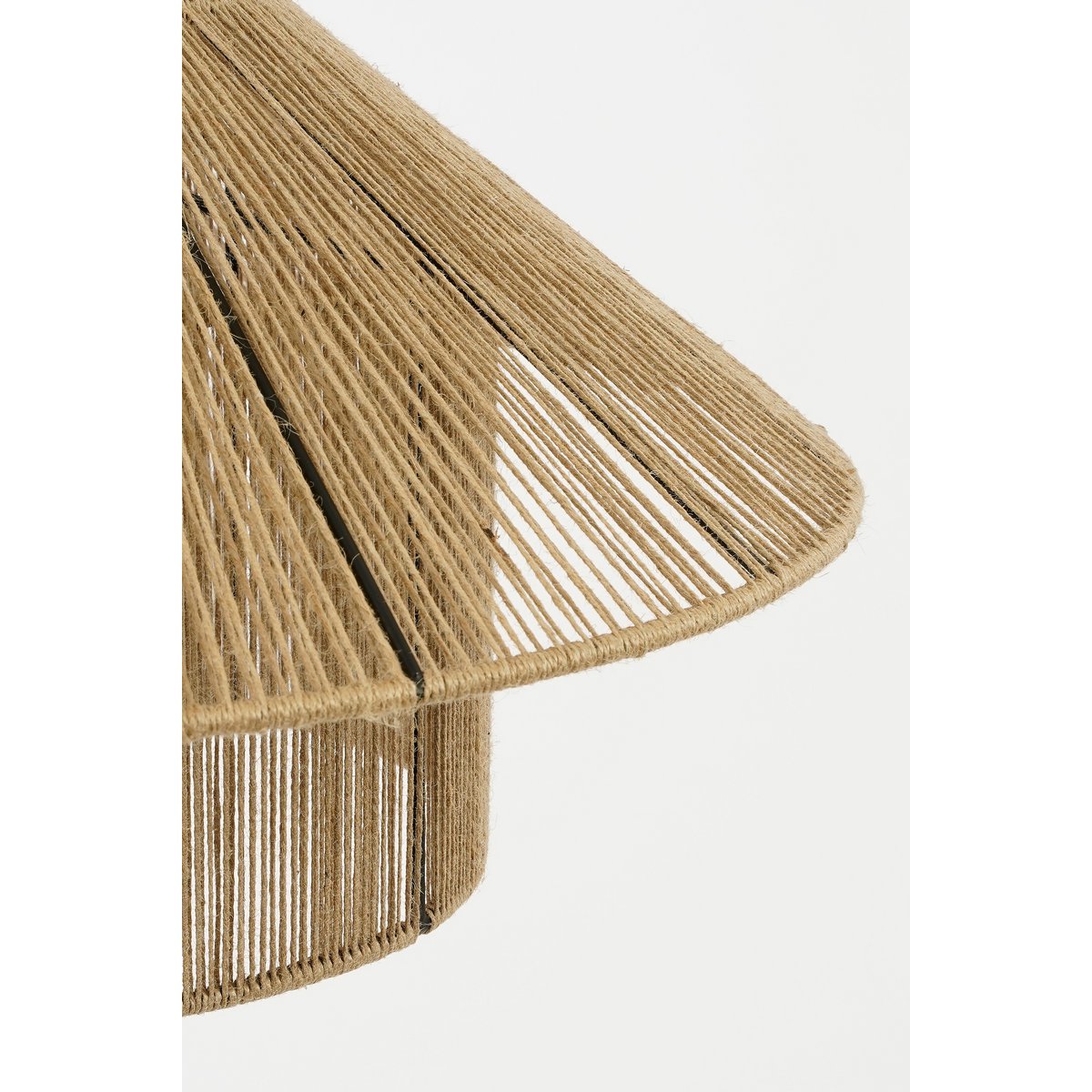 Elsa Hanglamp - Jute - Lichtbruin - H28 x Ø50 cm