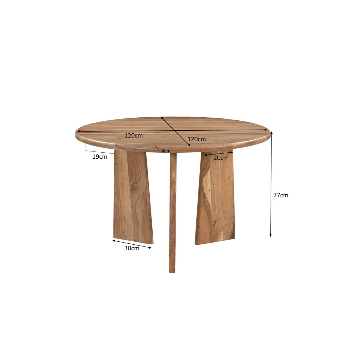 Dining table 120x120 cm