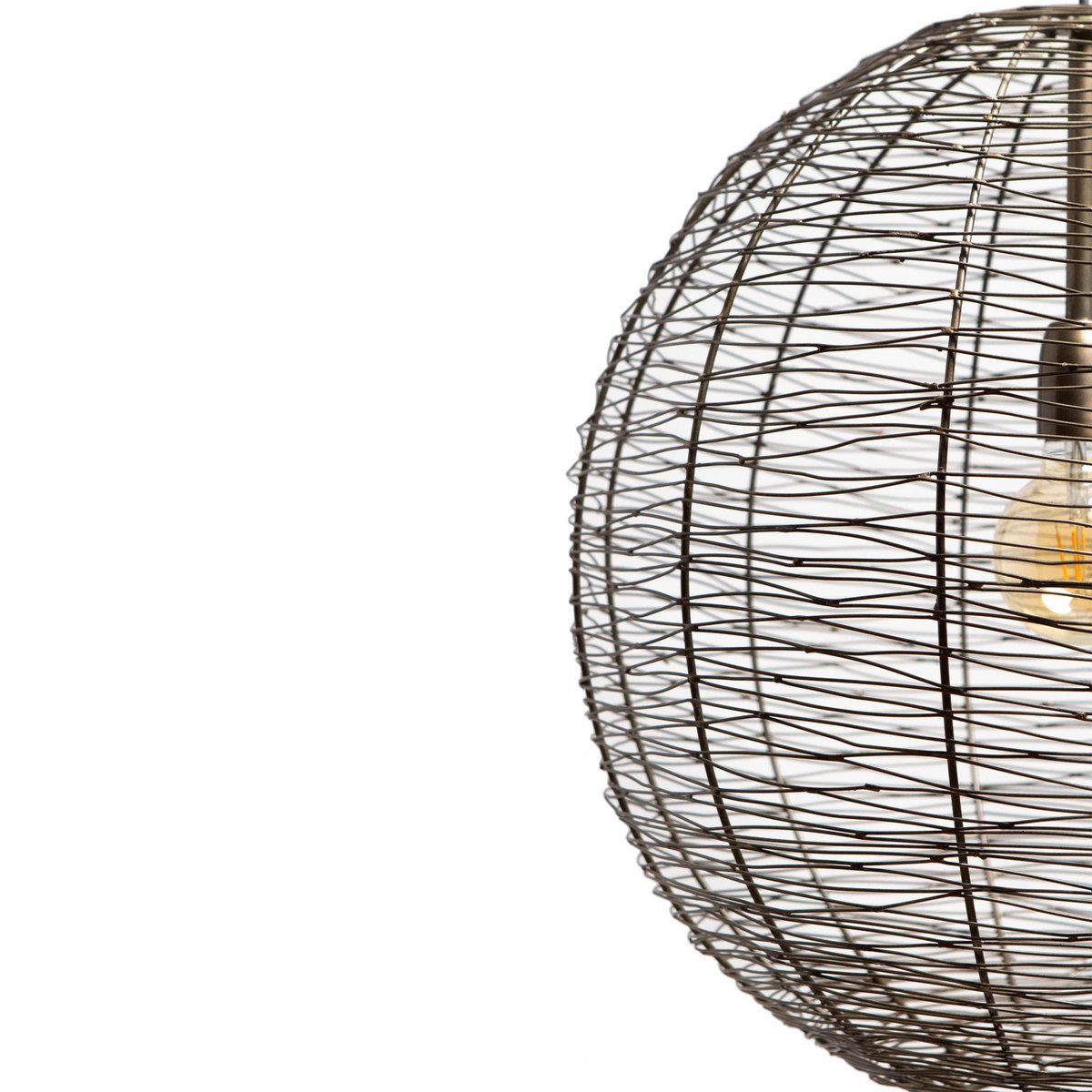 Hanglamp antiek brons Ø55x55cm