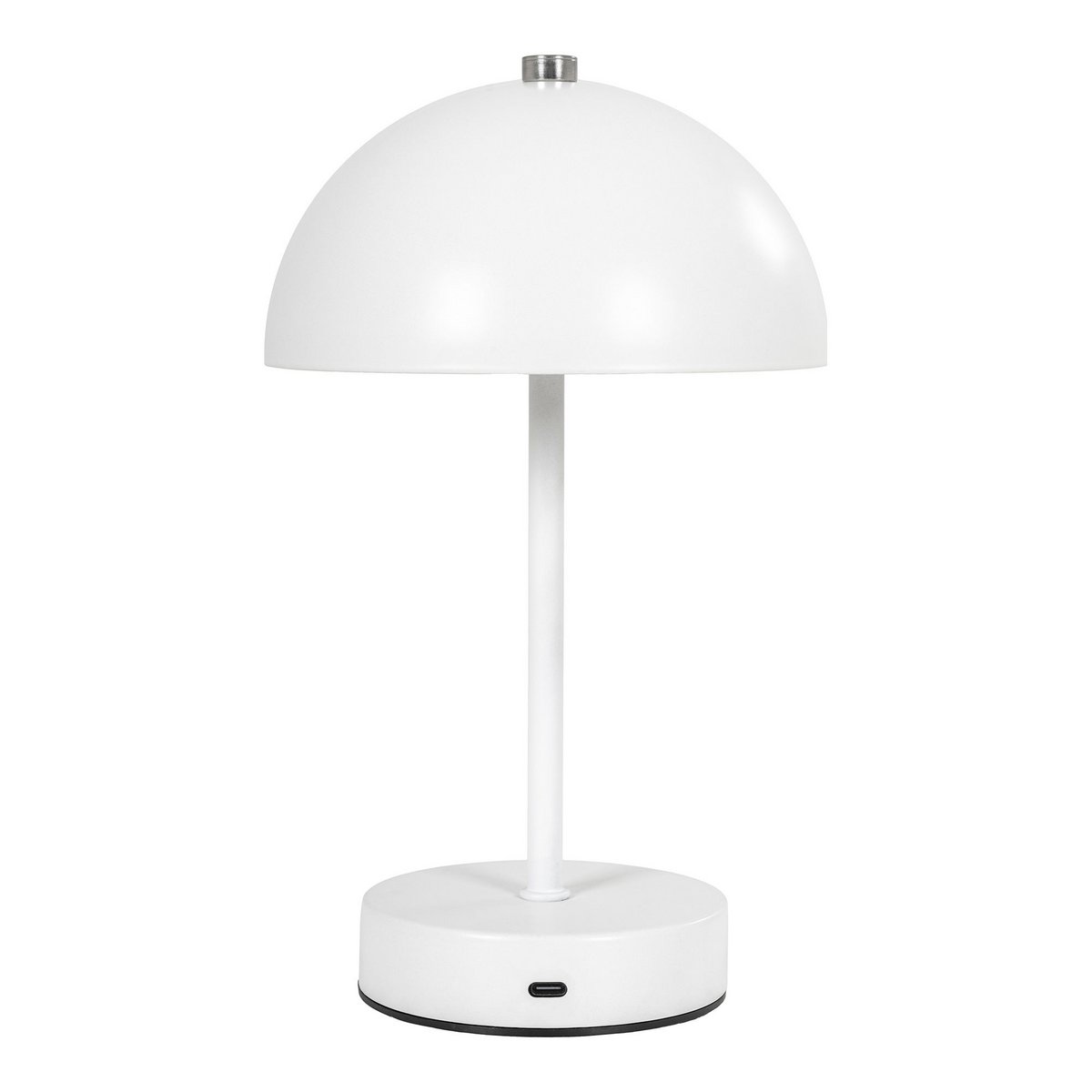 Holt LED-tafellamp - Wit Metaal Oplaadbaar