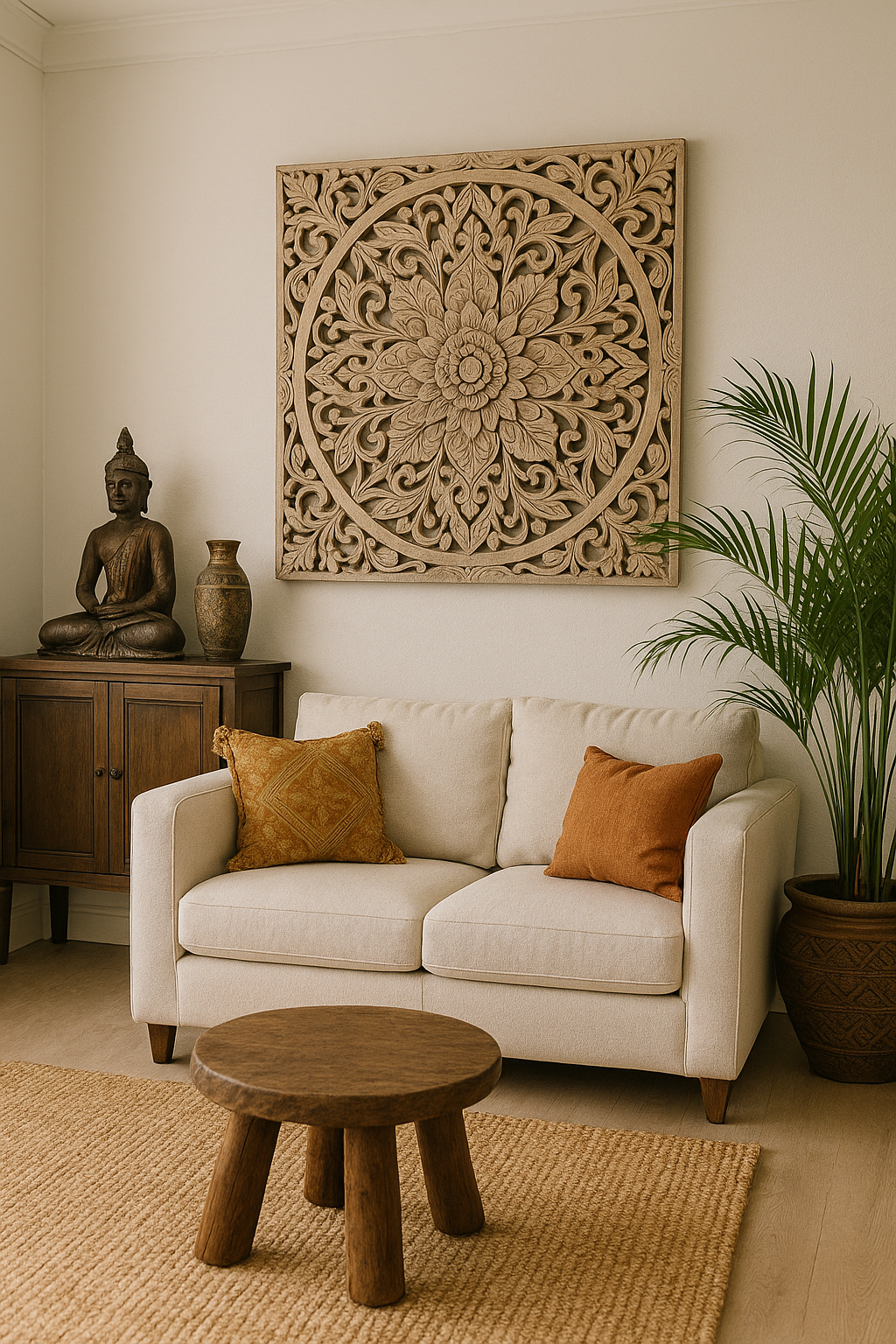 Muurdecoratie Bali Stijl