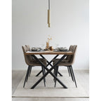 Menorca Vloerkleed Zand 140x200 cm Gerecycled PET