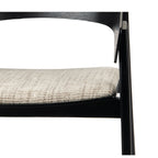 Edo houten fauteuils in zwart (Set van 2)