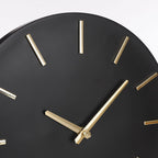 Wall clock Ø36 cm Black