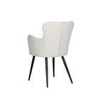 Oorfauteuil parelwit (Set van 2)