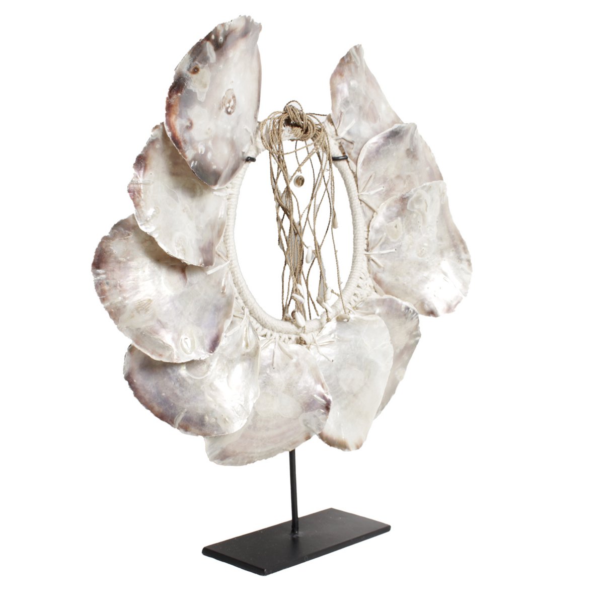 Handgemaakte Schelp Ketting op Standaard