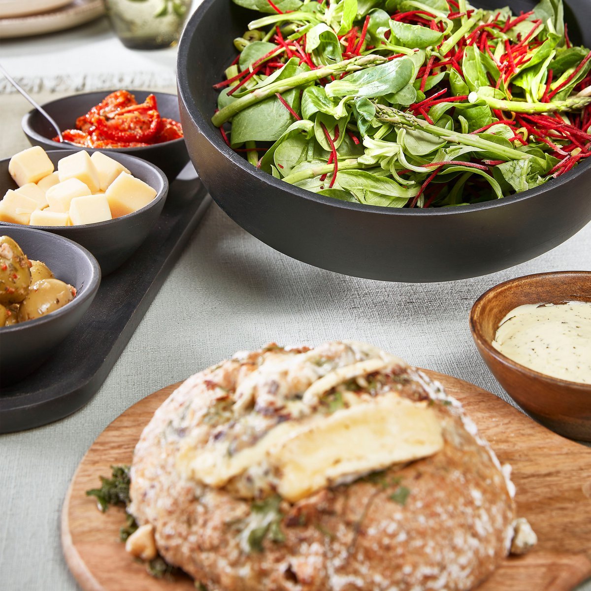 Tomar Bowls and Tray - 200 ml - Mango Wood