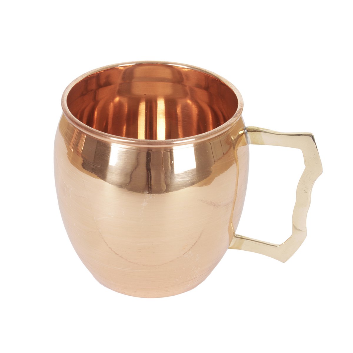 Koperen mok geschikt voor Moscow Mule in keuken