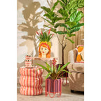 Funny Bloempot Binnen - H25 x Ø20 cm - Geel