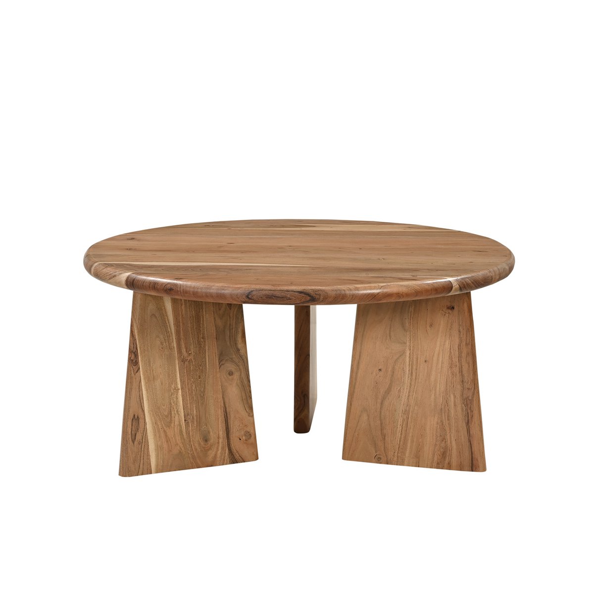 Round Coffee Table Ø 90 cm Acacia Wood