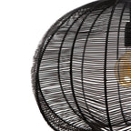 Hanglamp Metaal Mat Zwart Ø50x38cm