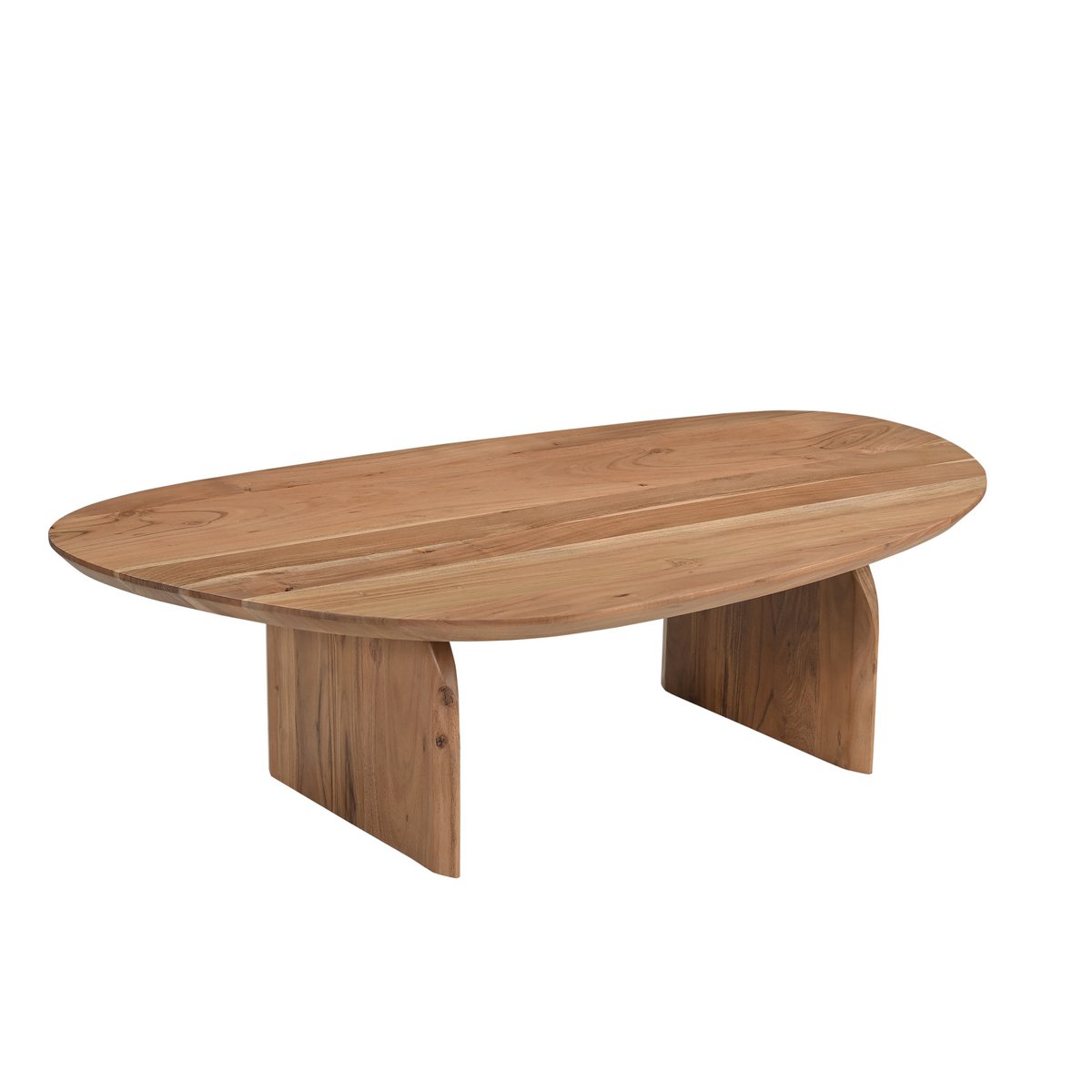 Coffee table 135x76 cm made of acacia wood