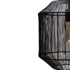 Hanglamp mat zwart Ø30x32cm