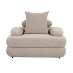 Beige Cairo loungestoel in moderne woonkamer