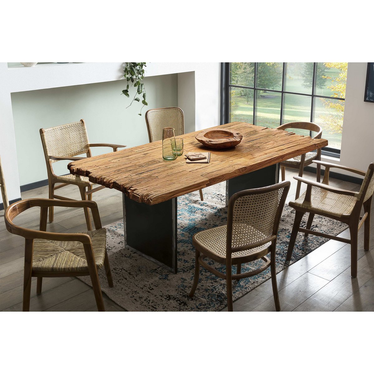 Industrial dining table 220x100 cm