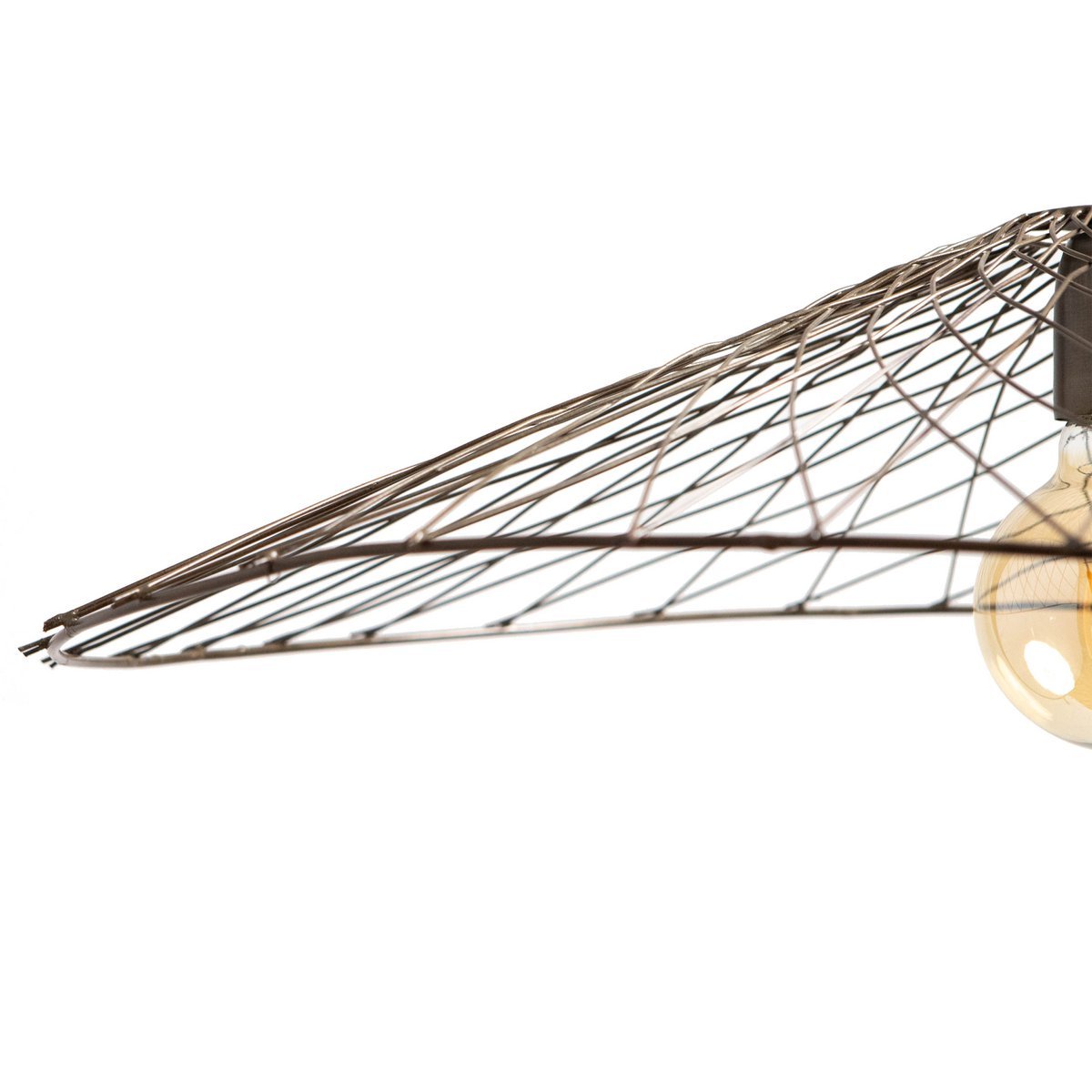 Hanglamp antiek brons 70x60x15cm