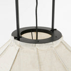 Pego Hanglamp Linnen Off White - H94 x Ø70 cm