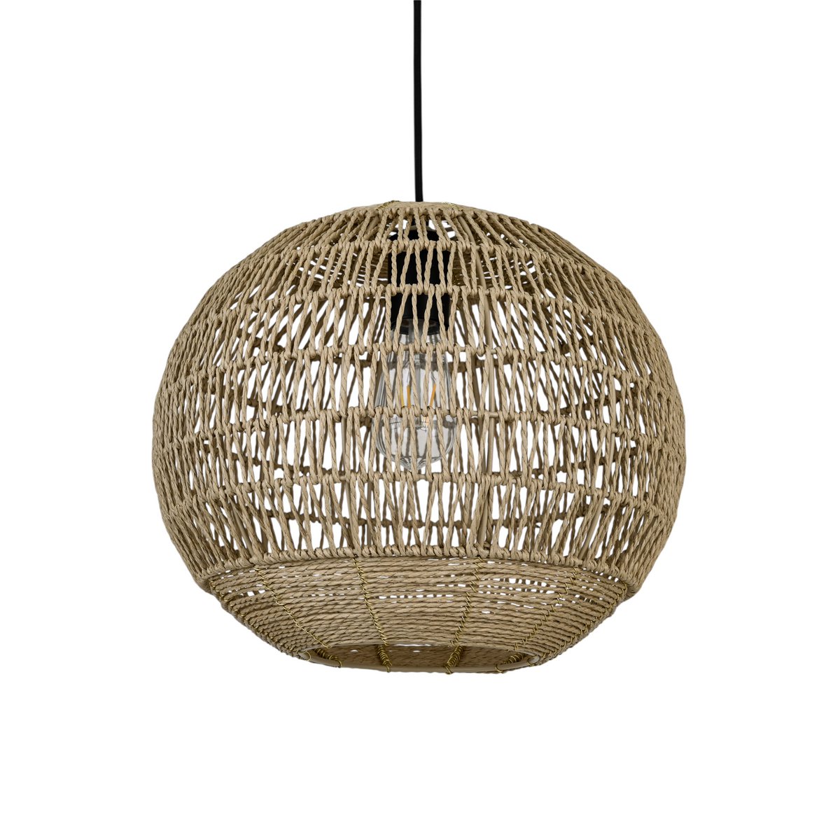 Hanglamp Naturel Touw Ø35x32cm